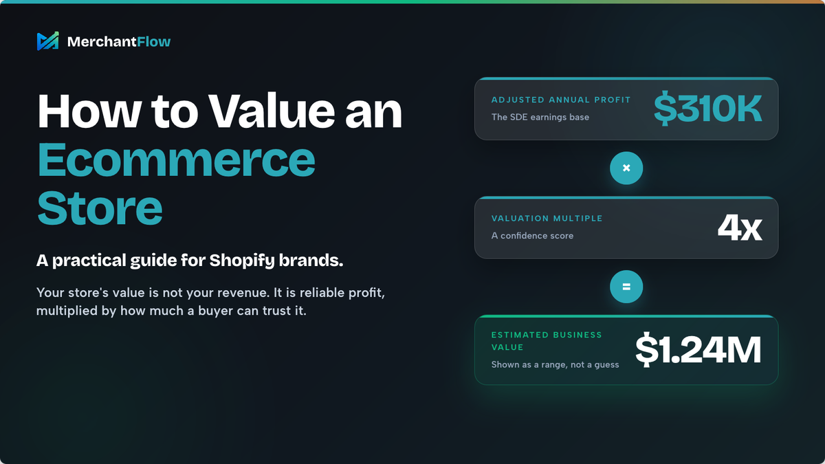 How to Value an Ecommerce Store: A Practical Guide for Shopify Brands