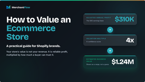 How to Value an Ecommerce Store: A Practical Guide for Shopify Brands