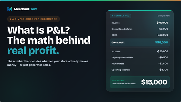 What Is P&L? A Simple Guide for Ecommerce Brands