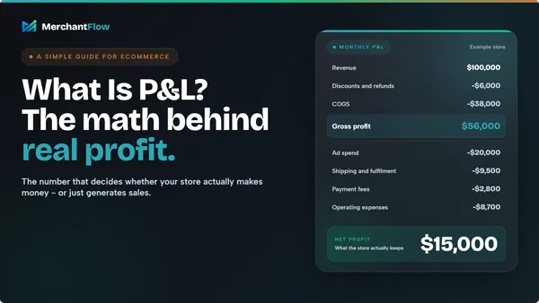 What Is P&L? A Simple Guide for Ecommerce Brands